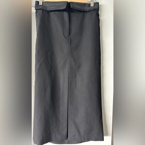 Babaton midi black pencil skirt